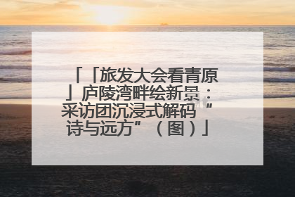 「旅发大会看青原」庐陵湾畔绘新景：采访团沉浸式解码“诗与远方”（图）