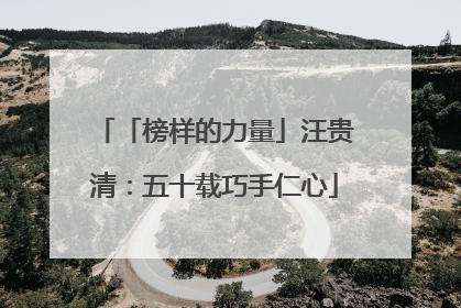 「榜样的力量」汪贵清：五十载巧手仁心