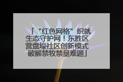 “红色网格”织就生态守护网！东胜区营盘壕社区创新模式破解禁牧禁垦难题