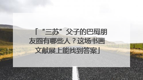 “三苏”父子的巴蜀朋友圈有哪些人？这场书画文献展上能找到答案