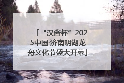 “汉酱杯”2025中国·济南明湖龙舟文化节盛大开幕