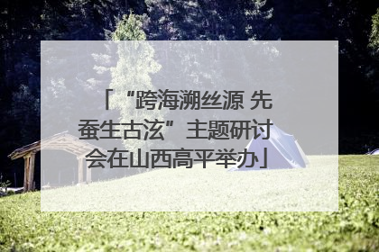 “跨海溯丝源 先蚕生古泫”主题研讨会在山西高平举办