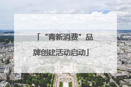 “青新消费”品牌创建活动启动