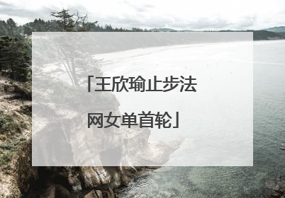 王欣瑜止步法网女单首轮