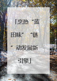烹热“蓝田味”“链”动发展新引擎