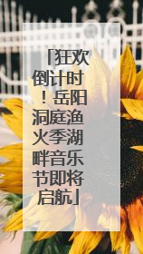 狂欢倒计时！岳阳洞庭渔火季湖畔音乐节即将启航