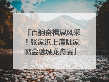 百舸奋楫展风采！张家浜上演陆家嘴金融城龙舟赛