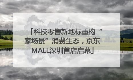 科技零售新地标重构“家场景”消费生态，京东MALL深圳首店启幕