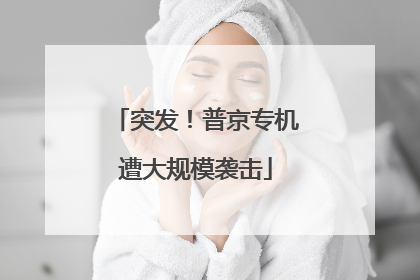 突发！普京专机遭大规模袭击