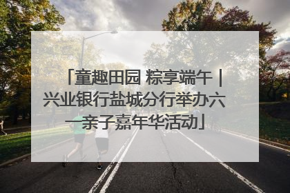 童趣田园 粽享端午｜兴业银行盐城分行举办六一亲子嘉年华活动