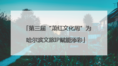 第三届“萧红文化周”为哈尔滨文旅IP赋能添彩