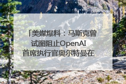 美媒爆料：马斯克曾试图阻止OpenAI首席执行官奥尔特曼在中东的AI交易