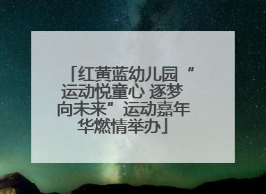 红黄蓝幼儿园“运动悦童心 逐梦向未来”运动嘉年华燃情举办