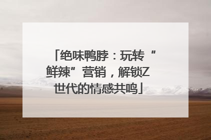 绝味鸭脖：玩转“鲜辣”营销，解锁Z世代的情感共鸣