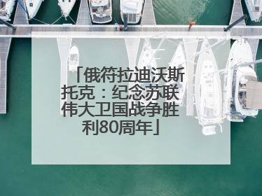 俄符拉迪沃斯托克：纪念苏联伟大卫国战争胜利80周年