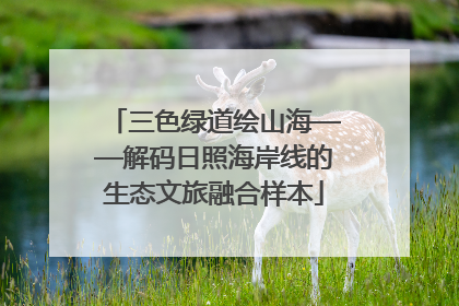 三色绿道绘山海——解码日照海岸线的生态文旅融合样本