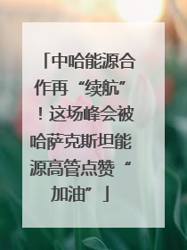 中哈能源合作再“续航”！这场峰会被哈萨克斯坦能源高管点赞“加油”