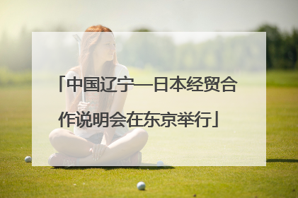 中国辽宁—日本经贸合作说明会在东京举行