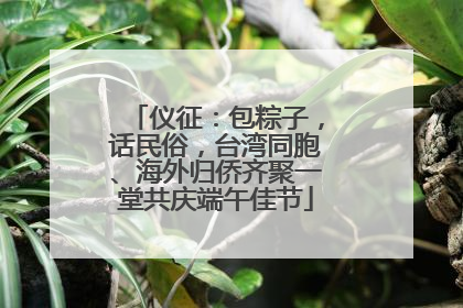 仪征：包粽子，话民俗，台湾同胞、海外归侨齐聚一堂共庆端午佳节