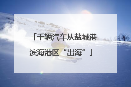 千辆汽车从盐城港滨海港区“出海”