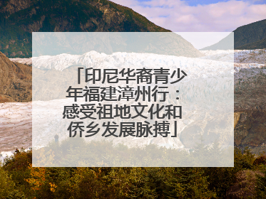 印尼华裔青少年福建漳州行：感受祖地文化和侨乡发展脉搏