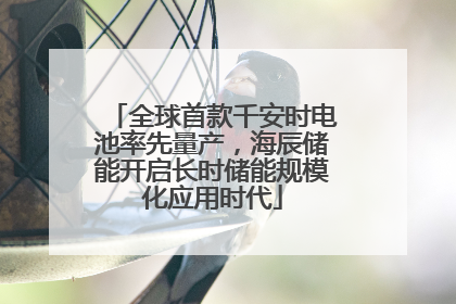 全球首款千安时电池率先量产，海辰储能开启长时储能规模化应用时代