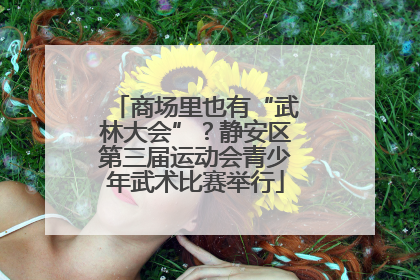 商场里也有“武林大会”？静安区第三届运动会青少年武术比赛举行
