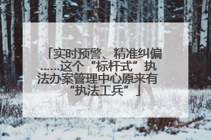 实时预警、精准纠偏……这个“标杆式”执法办案管理中心原来有“执法工兵”
