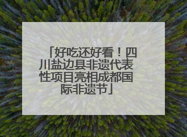 好吃还好看！四川盐边县非遗代表性项目亮相成都国际非遗节