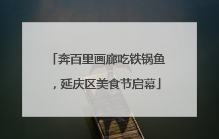 奔百里画廊吃铁锅鱼，延庆区美食节启幕