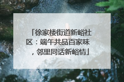徐家楼街道新峪社区：端午共品百家味，邻里同话新峪情