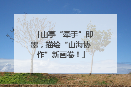 山亭“牵手”即墨，描绘“山海协作”新画卷！