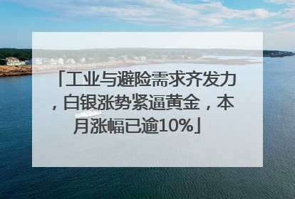 工业与避险需求齐发力，白银涨势紧逼黄金，本月涨幅已逾10%