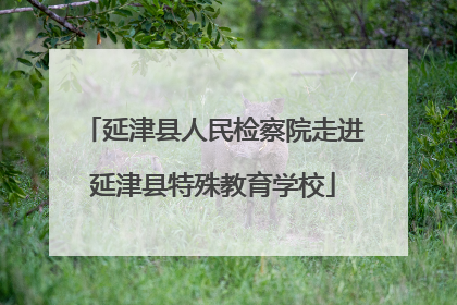 延津县人民检察院走进延津县特殊教育学校