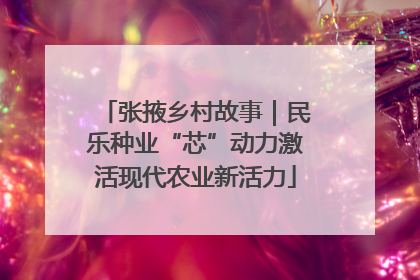 张掖乡村故事｜民乐种业“芯”动力激活现代农业新活力