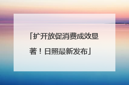 扩开放促消费成效显著！日照最新发布