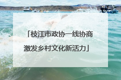 枝江市政协一线协商激发乡村文化新活力