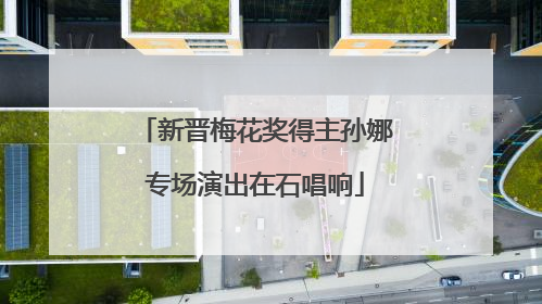 新晋梅花奖得主孙娜专场演出在石唱响