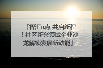 智汇π点 共启新程！社区新兴领域企业沙龙解锁发展新动能