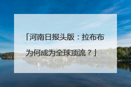 河南日报头版：拉布布为何成为全球顶流？