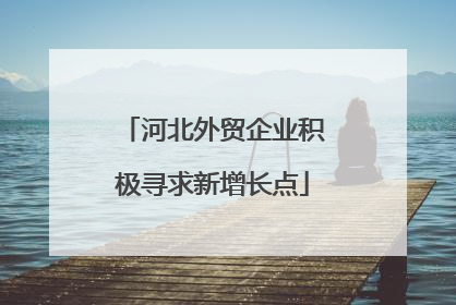 河北外贸企业积极寻求新增长点