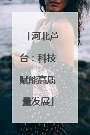 河北芦台：科技赋能高质量发展