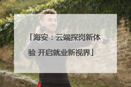 海安：云端探岗新体验 开启就业新视界