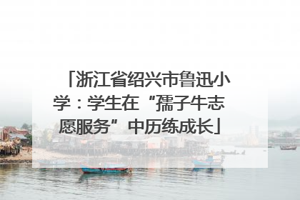 浙江省绍兴市鲁迅小学：学生在“孺子牛志愿服务”中历练成长