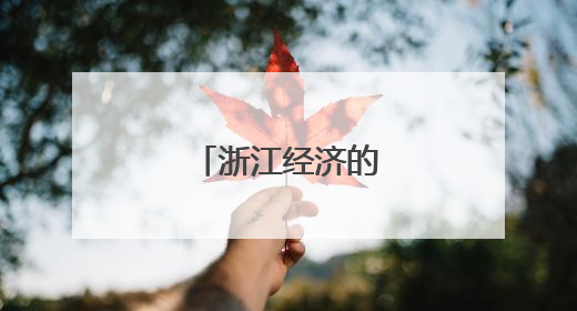 浙江经济的首位与新高