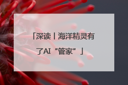 深读丨海洋精灵有了AI“管家”