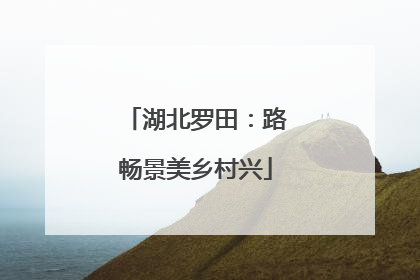 湖北罗田：路畅景美乡村兴