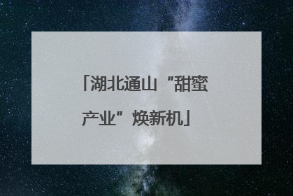 湖北通山“甜蜜产业”焕新机