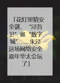 花灯里猜安全谜、“泾吾卫”巡“数字城”……朱泾这场网络安全嘉年华太会玩了