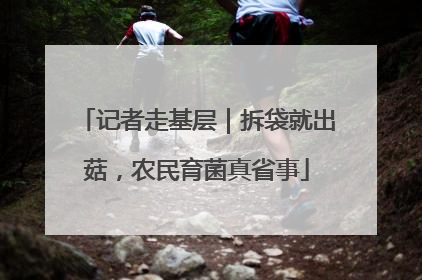 记者走基层｜拆袋就出菇，农民育菌真省事